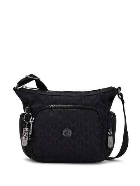 KIPLING GABBIE MINI Bolso bandolera pequeño firma negra qvc - Bolsos Mujer