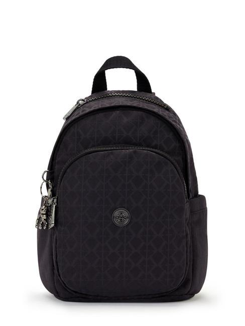 KIPLING BASIC ELEVATED DELIA MINI Mochila firma negra qvc - Bolsos Mujer