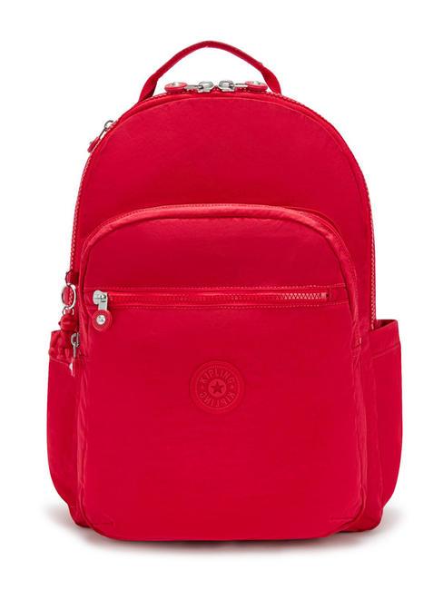 KIPLING SEOUL Mochila grande colorete rojo - Mochilas Escuela & Tiempo Libre