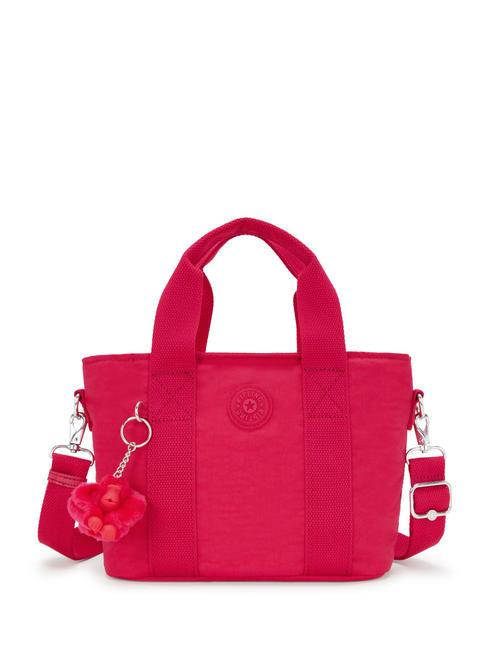 KIPLING MINTA Bolso tote mediano con bandolera confeti rosa - Bolsos Mujer