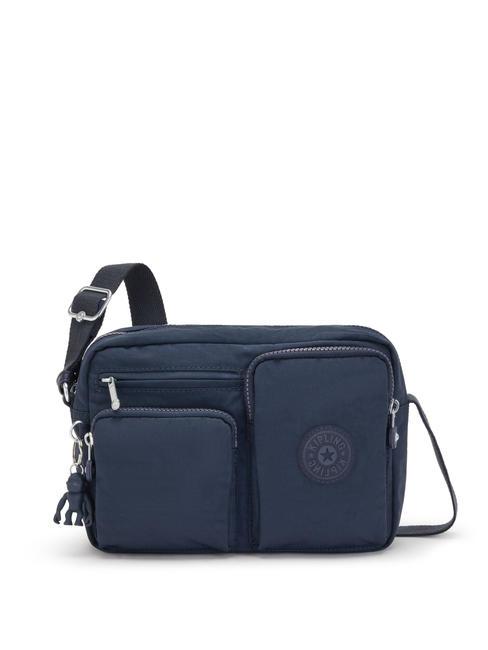 KIPLING ALBENA M Bolso bandolera con bolsillos azul azul 2 - Bolsos Mujer