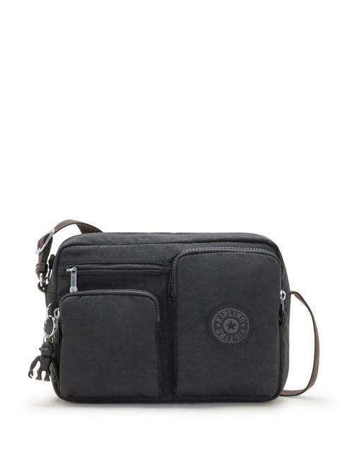 KIPLING ALBENA M Bolso bandolera con bolsillos negro negro - Bolsos Mujer