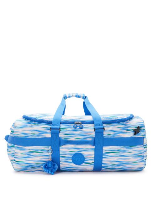 KIPLING JONIS M Bolso petate tipo mochila mediana azul diluido - Bolsas de viaje