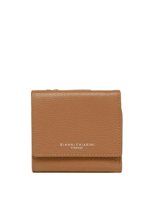 GIANNI CHIARINI WALLETS GRAIN Minicartera de piel limo - Carteras Mujer