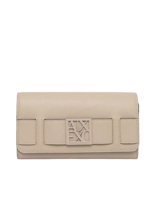 ARMANI EXCHANGE A|X BUCKLE Cartera continental grande pisco - Carteras Mujer