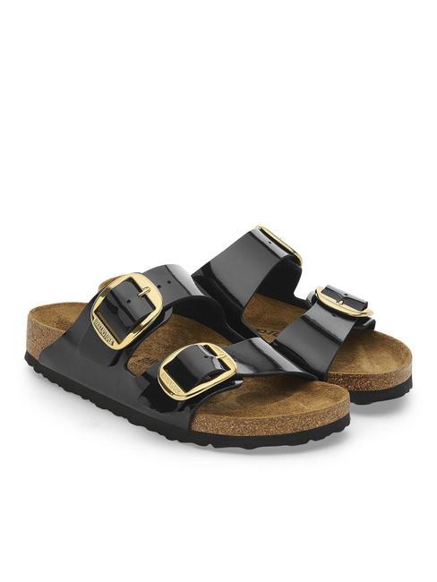 BIRKENSTOCK ARIZONA BIG BUCKLE Zapatilla de charol negro - Zapatos Mujer