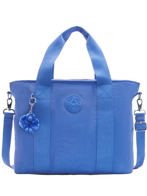 KIPLING MINTA L Bolso tote grande con bandolera azul habana - Bolsos Mujer