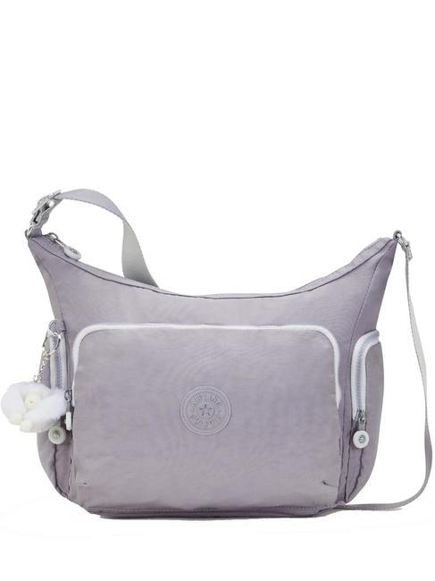 KIPLING GABB Bolso bandolera grande gris tierno - Bolsos Mujer