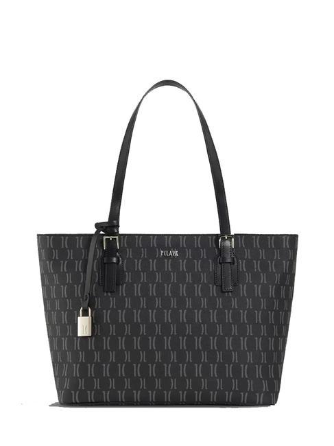 ALVIERO MARTINI PRIMA CLASSE MONOGRAM Bolso shopping al hombro negro - Bolsos Mujer