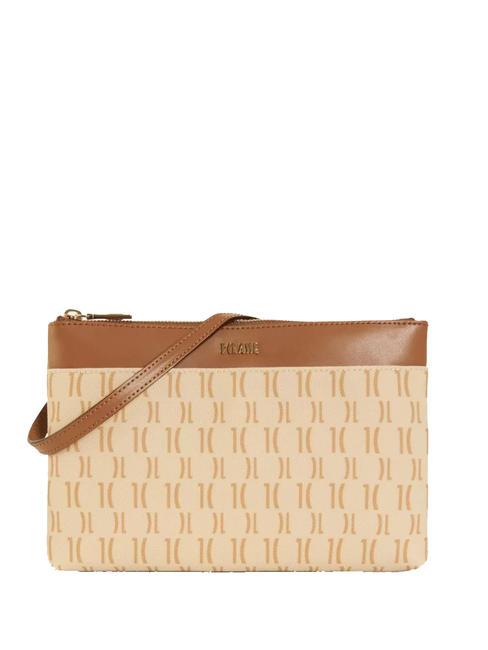 ALVIERO MARTINI PRIMA CLASSE MONOGRAM Clutch Bolso de hombro crema - Bolsos Mujer