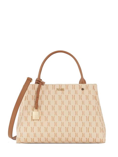 ALVIERO MARTINI PRIMA CLASSE MONOGRAM Bolso de mano, con bandolera crema - Bolsos Mujer