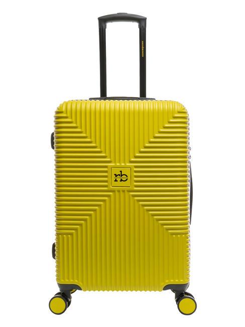 ROCCOBAROCCO NOMAD Carro de tamaño mediano amarillo - Trolley Rígidos