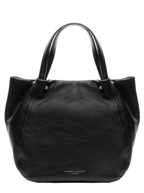 GIANNI CHIARINI TULIP  Bolso de mano, con bandolera, en piel. negro - Bolsos Mujer