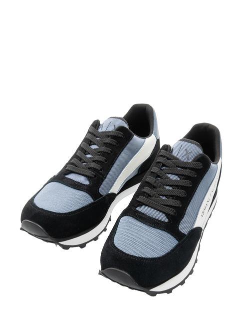 ARMANI EXCHANGE OSAKA Zapatillas Hombre negro+azul - Zapatos Hombre