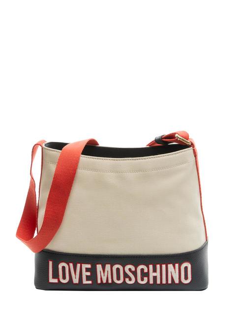 LOVE MOSCHINO FREE TIME  bolsa de vagabundo cuero - Bolsos Mujer