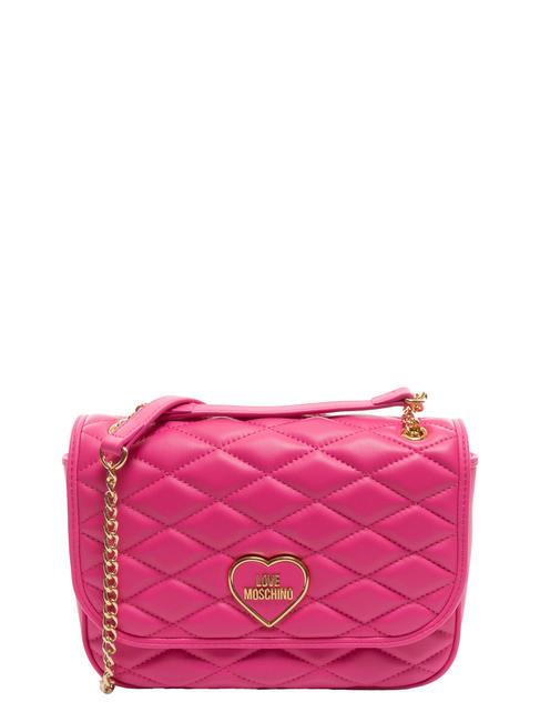 LOVE MOSCHINO ROMANTIC Convertible Bolso de hombro/bandolera fucsia - Bolsos Mujer