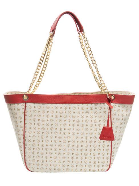 POLLINI HERITAGE Bolso bandolera transformable Marfil / lac - Bolsos Mujer