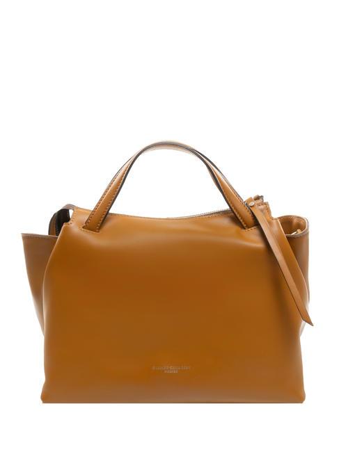 GIANNI CHIARINI ORIGAMI Bolso de mano, con bandolera, en piel. bronceado - Bolsos Mujer