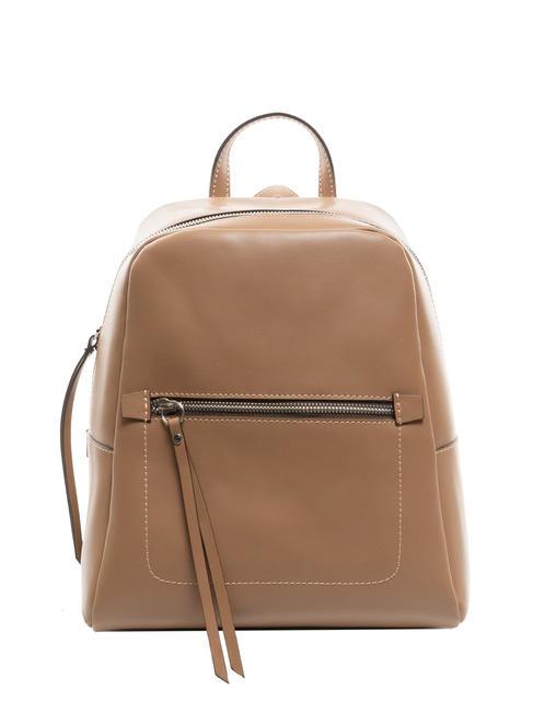 GIANNI CHIARINI SMOOTH  Mochila de cuero polvo - Bolsos Mujer