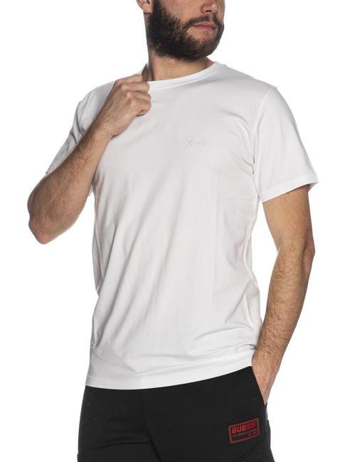 GUESS BASIC PIMA Camiseta de algodón elástico purwhite - camiseta