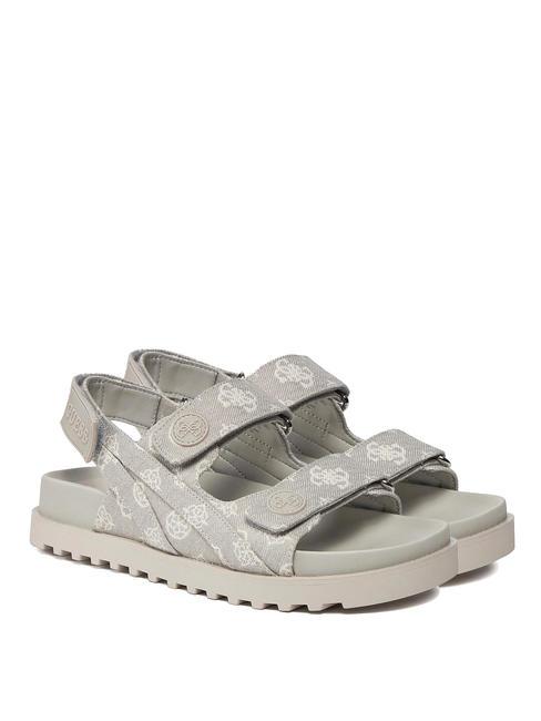 GUESS FADEY Sandalias plataforma gris pardo - Zapatos Mujer