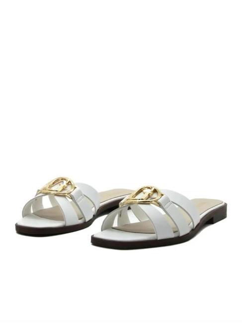 GUESS SYMO  Sandalias de cuero blanco - Zapatos Mujer