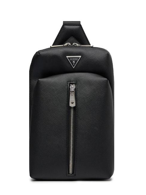 GUESS CERTOSA Bolso de un solo hombro NEGRO - Bandoleras Hombre