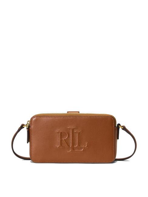 RALPH LAUREN WITLEY Cartera de mano con bandolera lauren tan1 - Bolsos Mujer