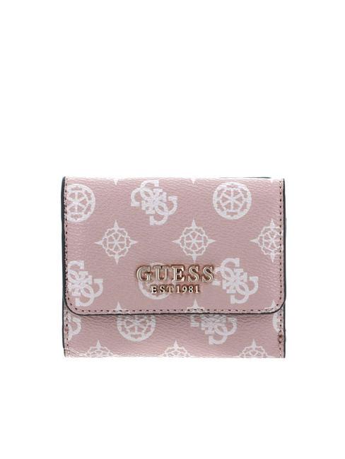 GUESS LAUREL Cartera mediana logotipo de rosa claro - Carteras Mujer