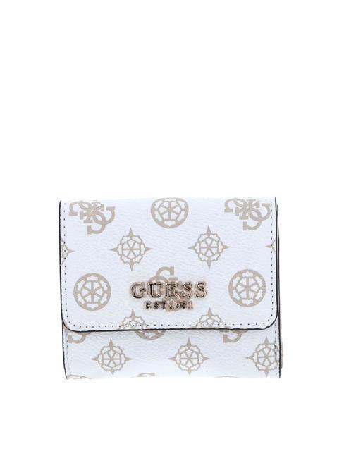 GUESS LAUREL Cartera mediana logotipo blanco - Carteras Mujer