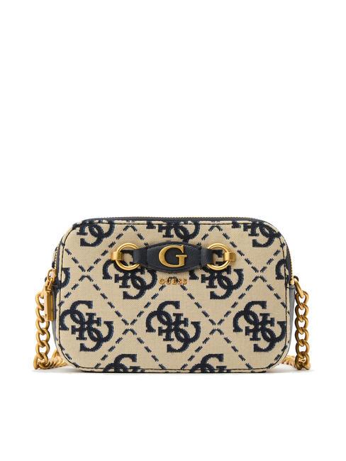 GUESS IZZY Bolso de hombro para cámara logotipo de la marina - Bolsos Mujer