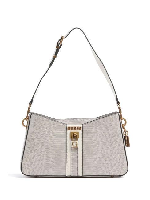 GUESS GINEVRA Bolsa de hombro gris pardo - Bolsos Mujer