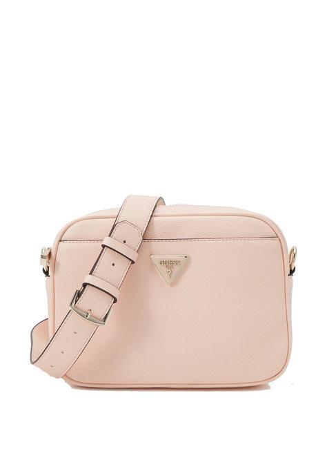 GUESS MERIDIAN Bolso bandolera pequeño durazno claro - Bolsos Mujer