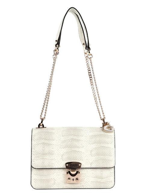 GUESS ELIETTE Bolso bandolera con solapa gris pardo - Bolsos Mujer