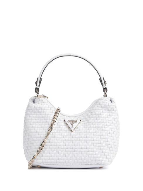 GUESS ETEL Bolso tejido con bandolera blanco - Bolsos Mujer