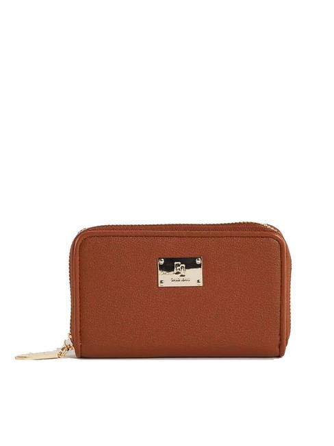 GAUDÌ CLEMENTINE Cartera mediana con cremallera bronceado - Carteras Mujer