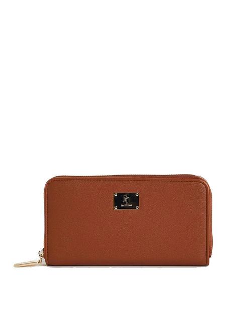 GAUDÌ CLEMENTINE Cartera grande con cremallera alrededor bronceado - Carteras Mujer