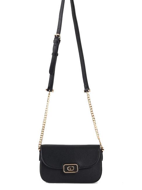 GAUDÌ CLAIRE Bolso bandolera con solapa NEGRO - Bolsos Mujer