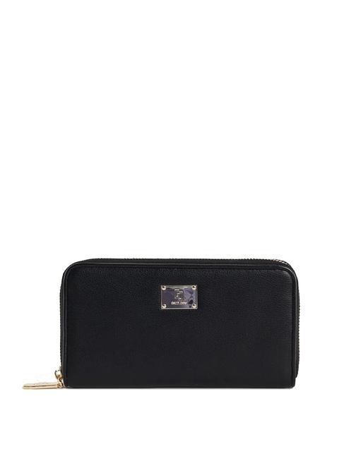 GAUDÌ CLEMENTINE Cartera grande con cremallera alrededor NEGRO - Carteras Mujer