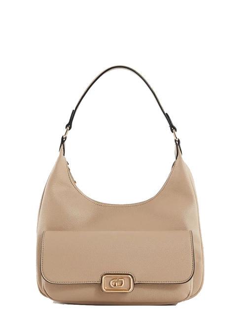 GAUDÌ CLAIRE Bolso hobo con bolsillo arena - Bolsos Mujer