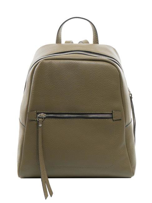 GIANNI CHIARINI GC Mochila de piel martillada guam verde - Bolsos Mujer