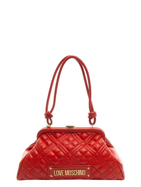 LOVE MOSCHINO QUILTED Chain Bolso de hombro, con bandolera ROJO - Bolsos Mujer