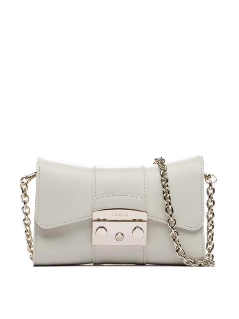 FURLA METROPOLIS Minibolso de hombro en piel Malvavisco - Bolsos Mujer