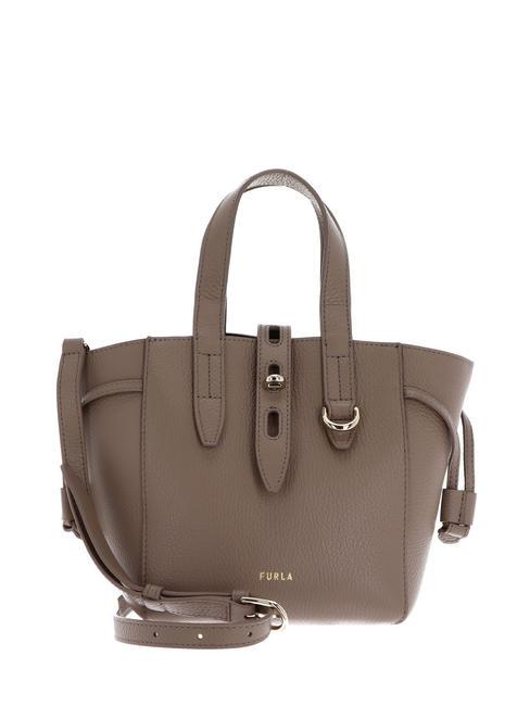 FURLA NET Mini bolso de mano, con bandolera gris - Bolsos Mujer