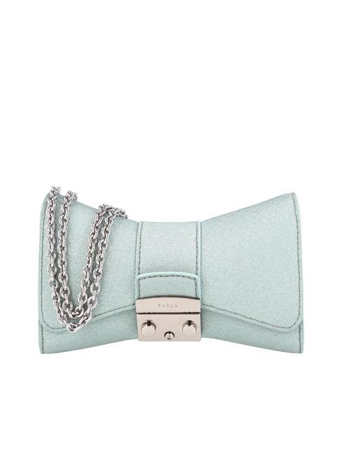 FURLA METROPOLIS Bolso bandolera mini de tela céfiro - Bolsos Mujer