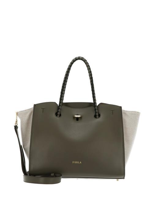 FURLA GENESI  Bolso de mano, con bandolera salvia/gris - Bolsos Mujer