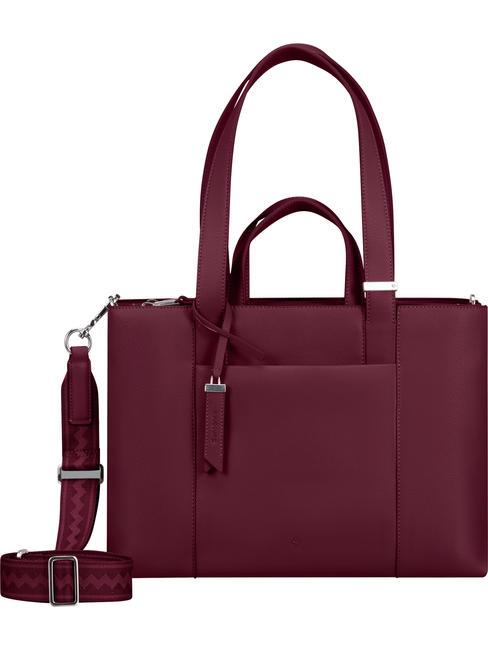 SAMSONITE BRIGHTBEYOND  Bolsa para PC con correa para el hombro ROJO GRANATE - Bolsos Mujer