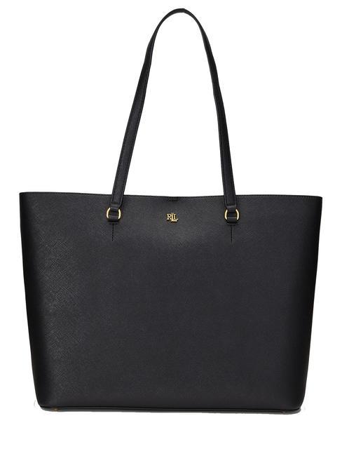 RALPH LAUREN KARLY  Bolso tote grande de piel NEGRO - Bolsos Mujer