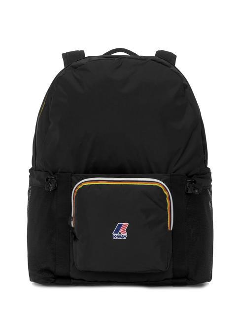 KWAY LE VRAI 3.0 MICHEL Mochila de nailon plegable negro también - Mochilas Escuela & Tiempo Libre