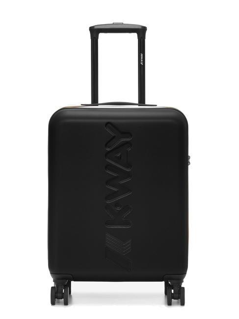 KWAY MAXILOGO Carro para equipaje de mano negro puro/azul md cobalto - Equipaje de mano